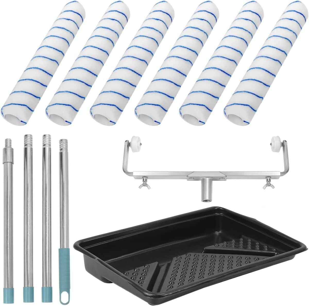 Test du kit rouleaux de peinture QWORK 45 cm : efficacité et polyvalence