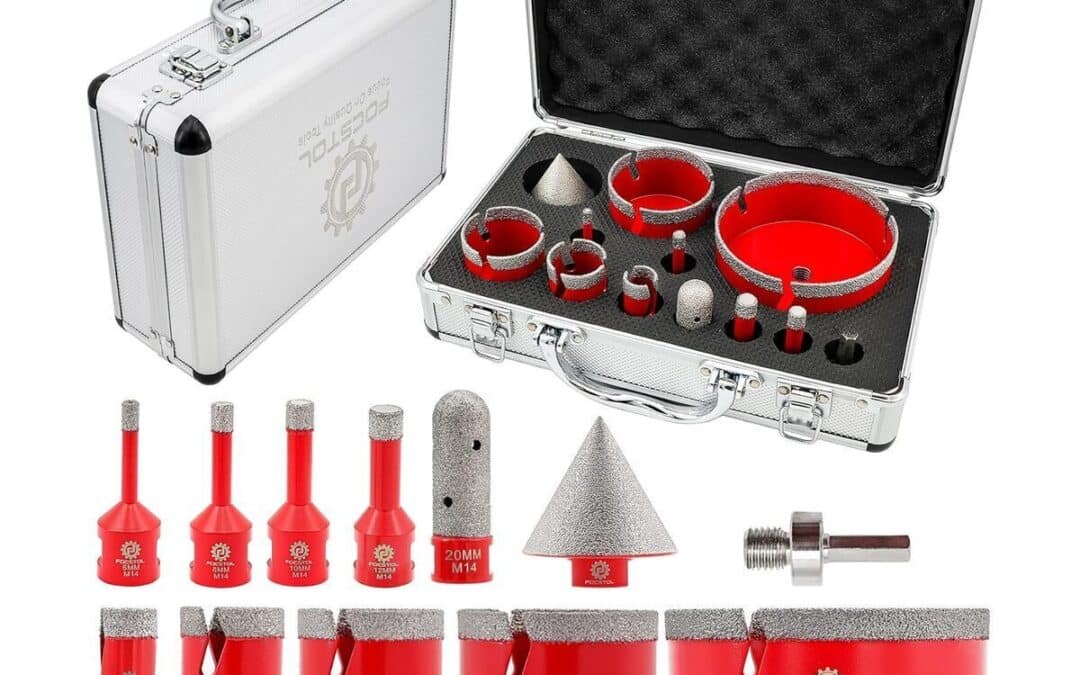 Test du kit trépan Focstol : scie cloche diamantée pour carrelage et marbre