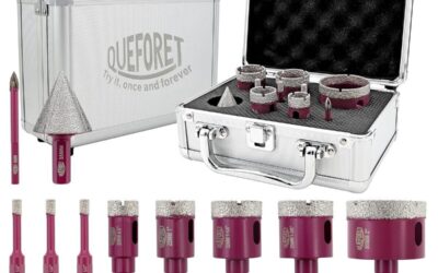 Test du lot de forets diamantés Queforet : précision et performance
