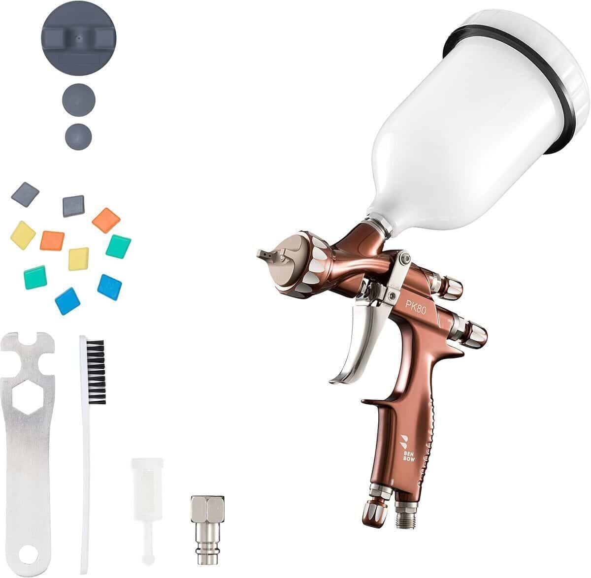 Test du pistolet à air BenBow PK80 Premium : peinture auto parfaite