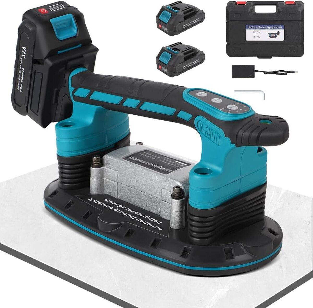 Test du vibromasseur de carrelage et ventouses 250 kg : efficacité absolue