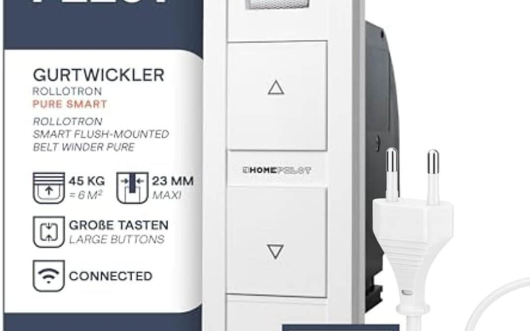Test : home Pilot - enrouleur de sangle encastrable connecté pour volets roulants