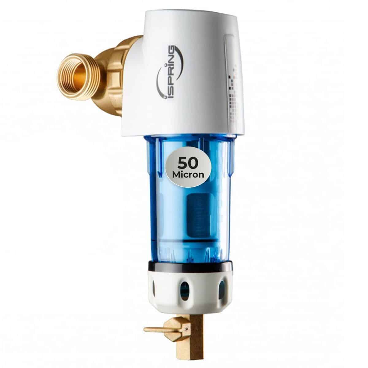 Test : iSpring WSP50GR-E filtre à eau 50 microns avec grattoir intégré