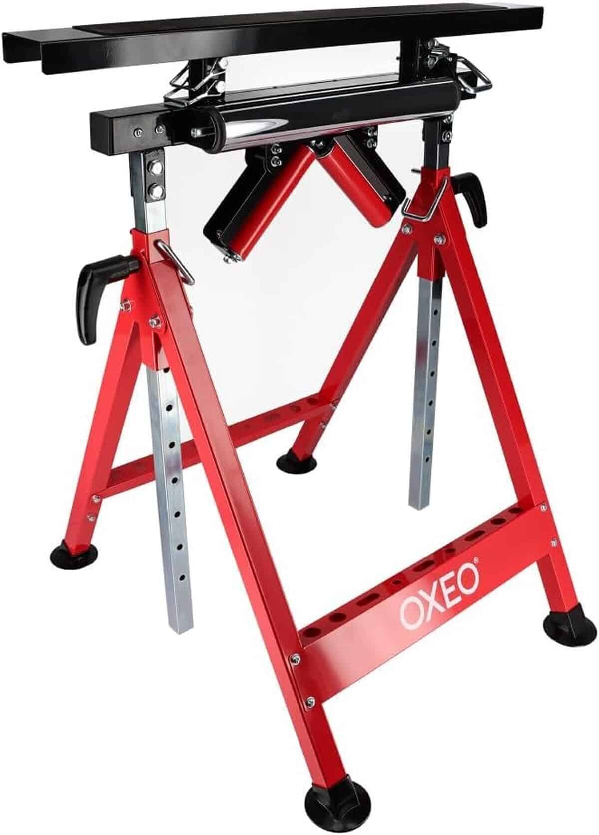 Test tréteau multifonction 4en1 : servante à rouleaux polyvalente